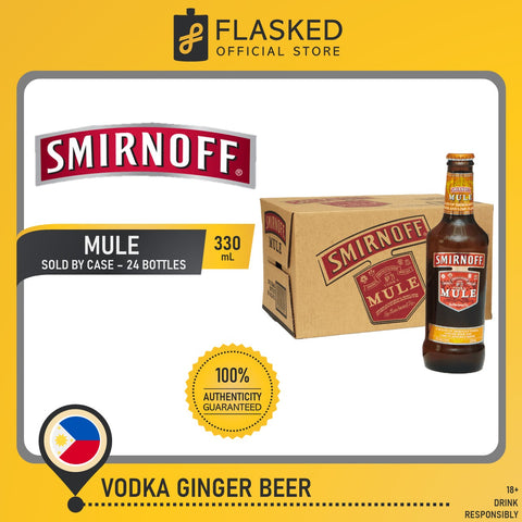 Smirnoff Mule Vodka Ginger Beer 330mL pack of 24