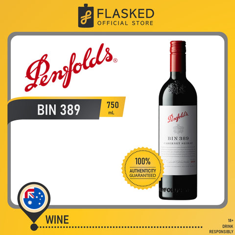Penfolds Bin 389 Cabernet Shiraz Vintage 2019 750ml with FREE Bottle Engraving