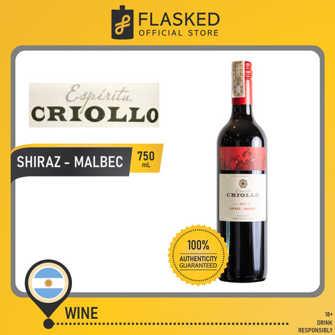 Espiritu Criollo Shiraz & Malbec Red Wine 750mL