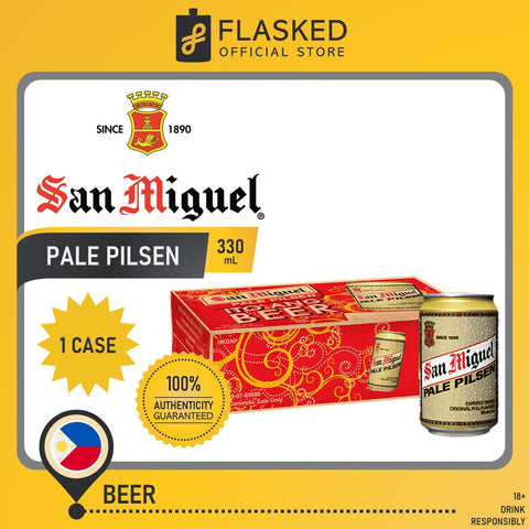 San Miguel Pale Pilsen Beer 1 Case 330mL