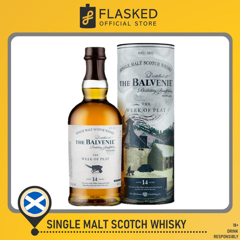 Balvenie 14 Year Old The Week of Peat Single Malt Scotch Whisky 700mL