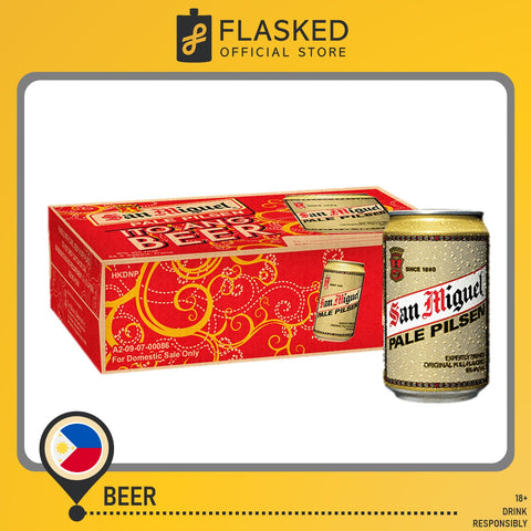 San Miguel Pale Pilsen Beer 1 Case 330mL