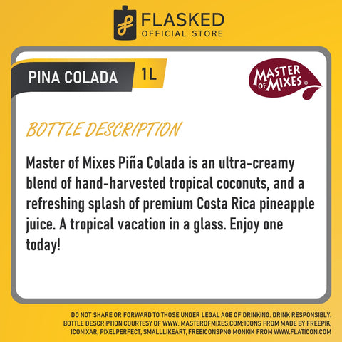 Master of Mixes Pina Colada 1L