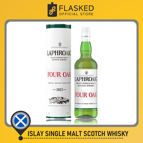 Laphroaig Four Oak Single Malt Scotch Whisky 1L