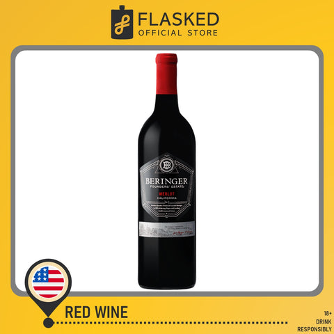 Beringer Founder's Estate Merlot Red Wine 750mL
