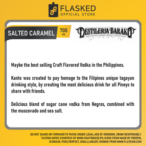 Kanto Salted Caramel Vodka 700mL