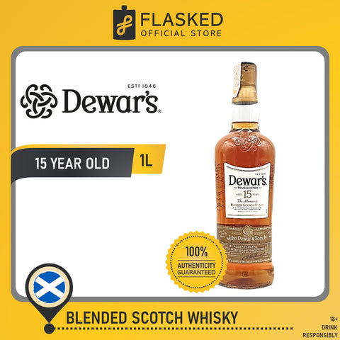 Dewars 15 Year Old Blended Scotch Whisky 1L