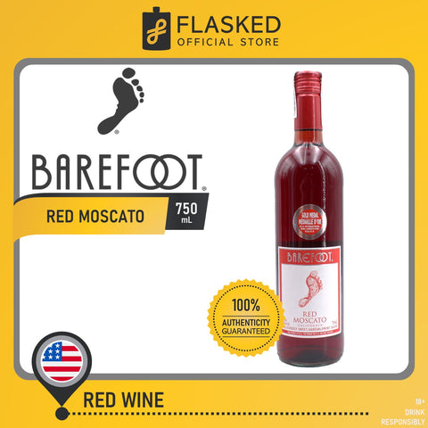 Barefoot Red Moscato California Red Wine 750mL