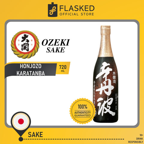 Ozeki Jyosen Honjozo Karatamba Japanese Sake Rice Wine 720mL