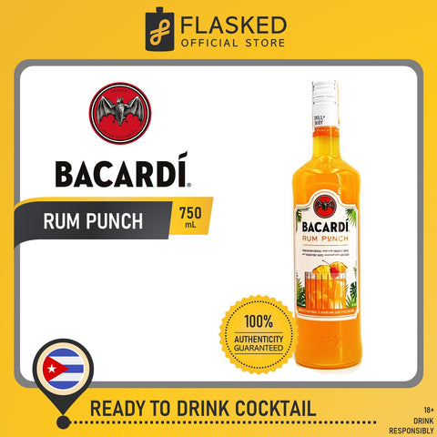 Bacardi Rum Punch Ready-To-Drink Cocktail 750mL