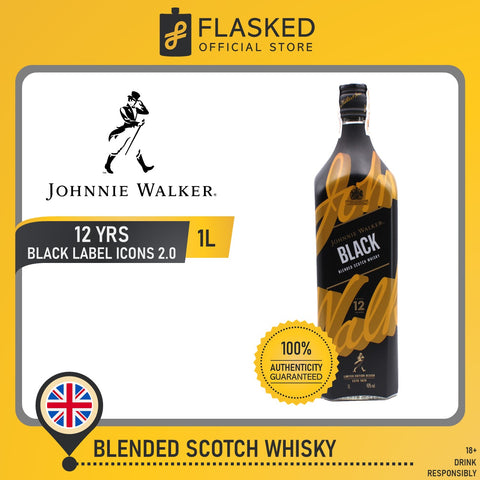 Johnnie Walker Black Label Icons 2.0 12 Years 1L