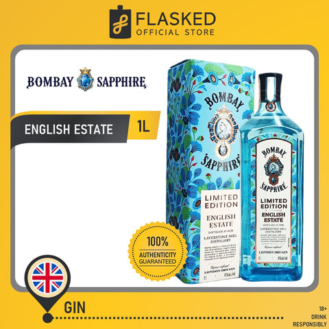 Bombay Sapphire English Estate Limited Edition 1L London Dry Gin