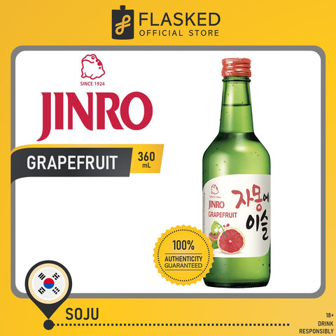 Jinro Chamisul Soju Grapefruit 360mL_