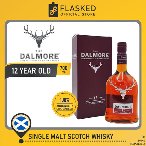 Dalmore Highland Single Malt Scotch Whisky 12 Year Old 700mL