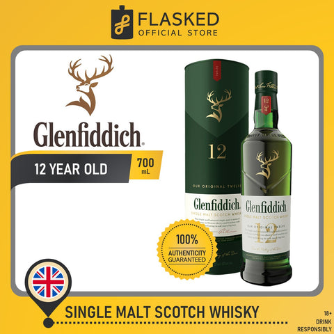 Glenfiddich 12 Year Old Whisky 700mL