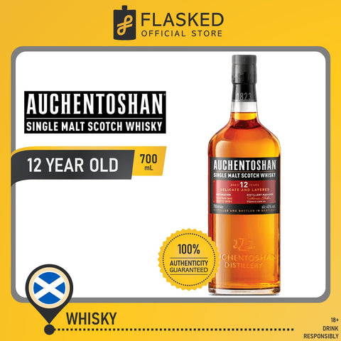 Auchentoshan 12 Year Old Whisky 700mL