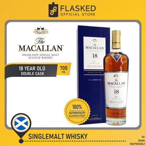 The Macallan Double Cask Highland 18 Year Old 700mL Single Malt Scotch Whisky