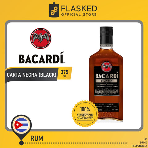 Bacardi Black Rum 375mL