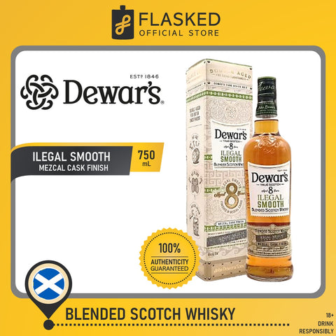 Dewar's Ilegal Smooth Mezcal Cask Finish Blended Scotch Whisky 750mL Dewars