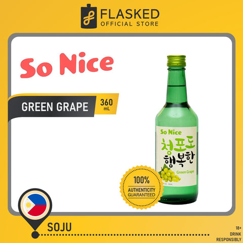 So Nice Soju Green Grape 360ml