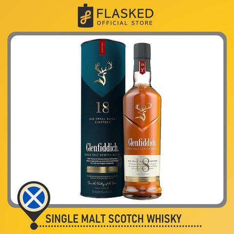 Glenfiddich 18 Year Old Whisky 700ml
