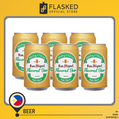 San Miguel Apple Beer Can 330ml pack of 6