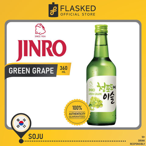 Jinro Chamisul Soju Green Grape 360mL