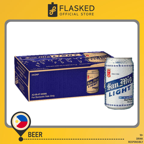 San Miguel Light Beer 1 Case 330mL