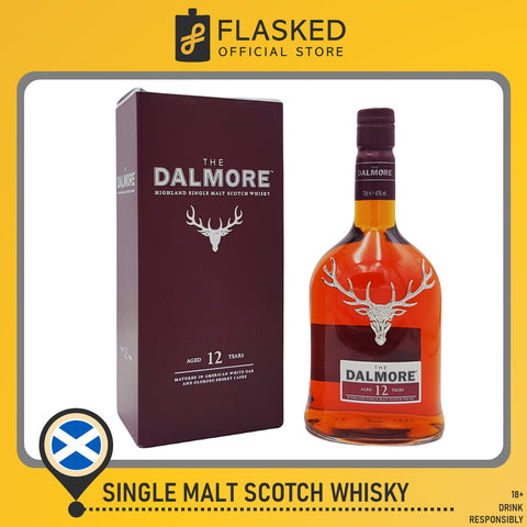 Dalmore Highland Single Malt Scotch Whisky 12 Year Old 700mL