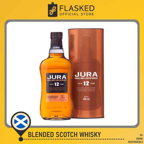 Jura 12 Year Old Single Malt Scotch Whisky 700mL 14% Off 2nd Bottle