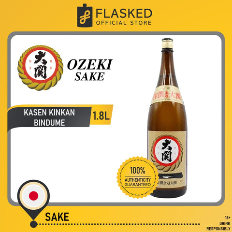 Ozeki Kasen Kinkan Bindume Japanese Sake Rice Wine 1.8L