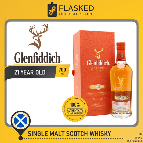 Glenfiddich 21 Year Old Whisky 700mL