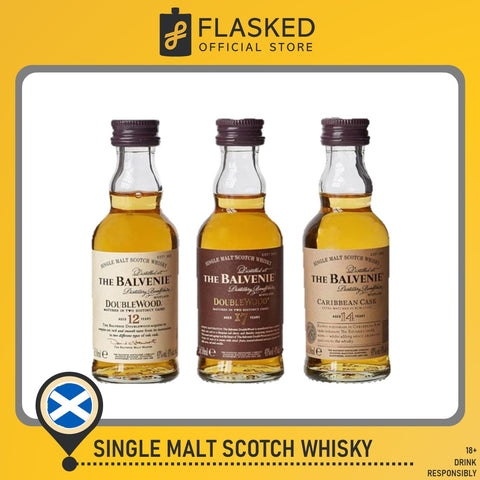 Balvenie Scotch Whisky Miniature Set 3x5cl