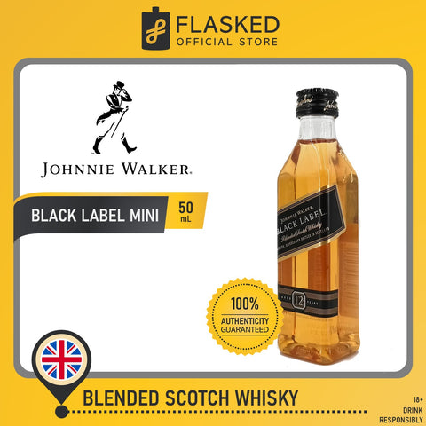 Johnnie Walker Black Label Whisky Mini 50mL