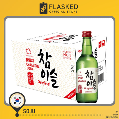 Jinro Chamisul Soju Original 1 Case 360mL Classic