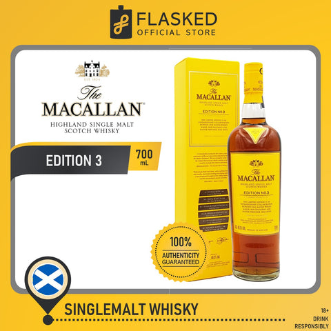 The Macallan Edition No. 3 Highland Single Malt Scotch Whisky 700mL
