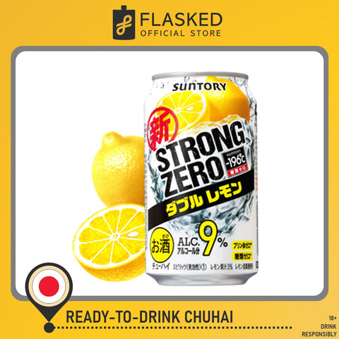 Suntory Strong Zero Double Lemon Carbonated Alcoholic Drink