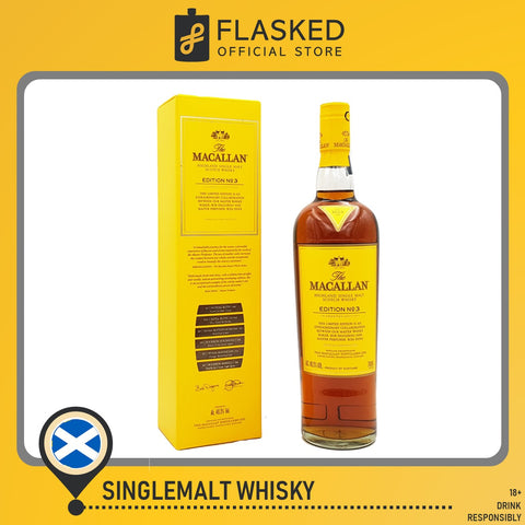 The Macallan Edition No. 3 Highland Single Malt Scotch Whisky 700mL