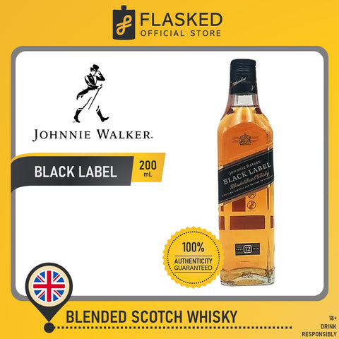 Johnnie Walker Black Label Glass 200mL