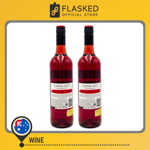Yellow Tail Red Moscato Wine 750mL 2 Set Christmas Bundle