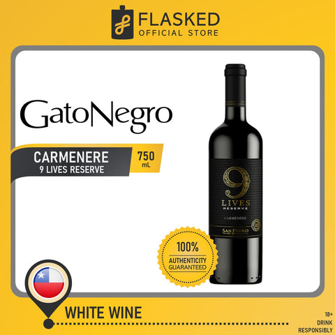 Gato Negro 9 Lives Carmenere Red Wine 750mL