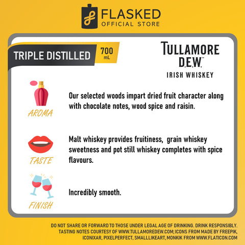 Tullamore Dew Irish Whiskey 700mL
