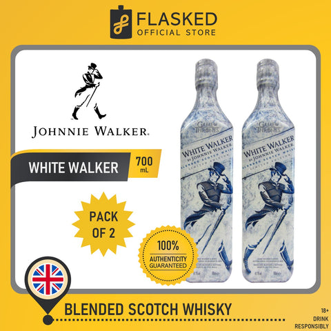 Johnnie Walker 2 Pack Bundle White Walker Limited Edition Whisky 700mL Johnny Walker
