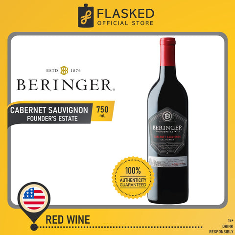 Beringer Founder's Estate Cabernet Sauvignon Red Wine 750mL