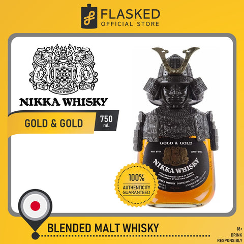 Nikka Gold & Gold Japanese Whisky 750mL