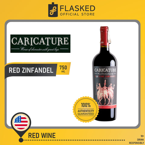 Caricature Red Zinfandel California Red Wine 750mL