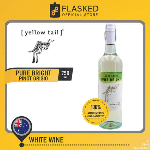 Yellow Tail Pure Bright Pinot Grigio White Wine 750mL