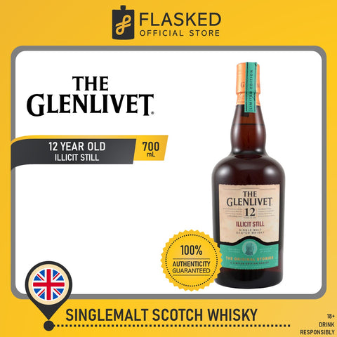 Glenlivet 12 Year Old Illicit Still Single Malt Whisky 700mL