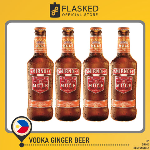 Smirnoff Mule Vodka Ginger Beer 330mL 4 Bottles