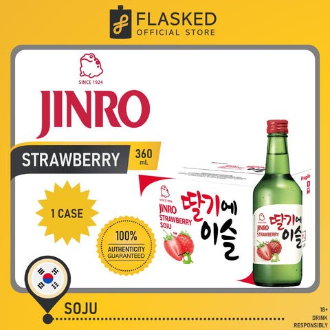 Jinro Chamisul Soju Strawberry 1 Case 360mL